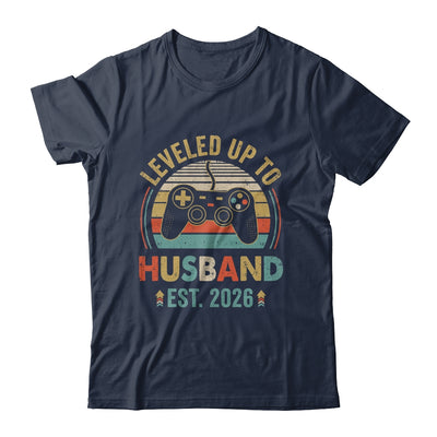 Leveled Up To Husband 2026 Video Game Funny Married Gamer Shirt & Hoodie | teecentury