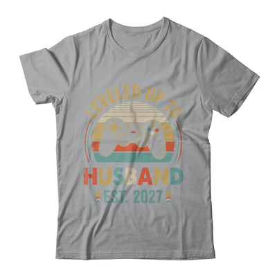 Leveled Up To Husband 2027 Video Game Funny Married Gamer Shirt & Hoodie | teecentury
