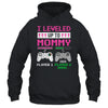 Leveled Up To Mommy 2025 Funny Video Game Soon To Be Mommy Shirt & Tank Top | teecentury