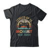 Leveled Up To Mommy 2025 Video Game Promoted To Mommy Shirt & Tank Top | teecentury