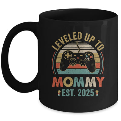 Leveled Up To Mommy 2025 Video Game Promoted To Mommy Mug | teecentury