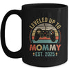 Leveled Up To Mommy 2025 Video Game Promoted To Mommy Mug | teecentury