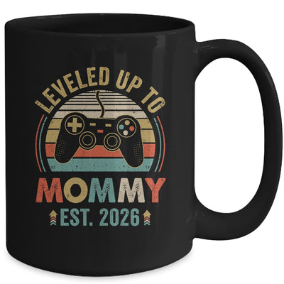 Leveled Up To Mommy 2026 Video Game Promoted To Mommy Mug | teecentury