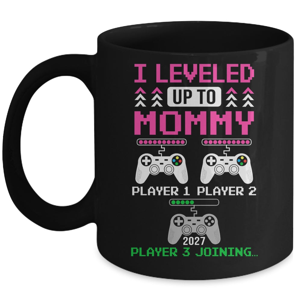 Leveled Up To Mommy Again Funny Funny Gamer Mom Est 2027 Mug | teecentury