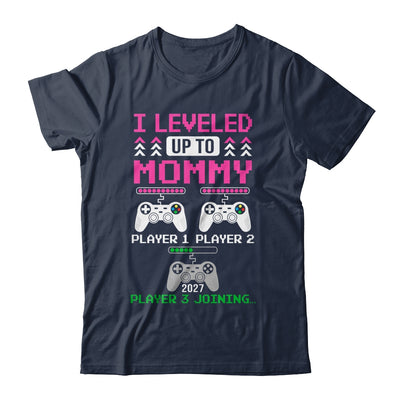 Leveled Up To Mommy Again Funny Funny Gamer Mom Est 2027 Shirt & Hoodie | teecentury