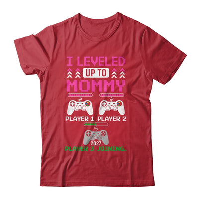 Leveled Up To Mommy Again Funny Funny Gamer Mom Est 2027 Shirt & Hoodie | teecentury