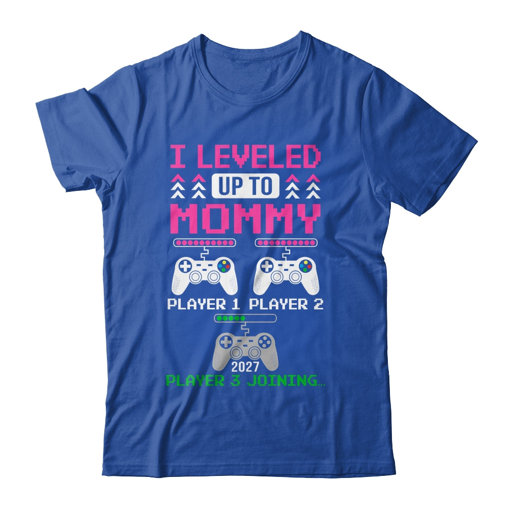 Leveled Up To Mommy Again Funny Funny Gamer Mom Est 2027 Shirt & Hoodie | teecentury