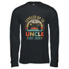 Leveled Up To Uncle 2024 Video Game Promoted To Uncle Shirt & Hoodie | teecentury