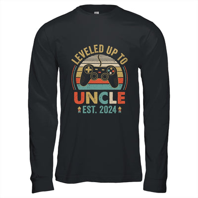 Leveled Up To Uncle 2024 Video Game Promoted To Uncle Shirt & Hoodie | teecentury