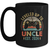 Leveled Up To Uncle 2024 Video Game Promoted To Uncle Mug | teecentury