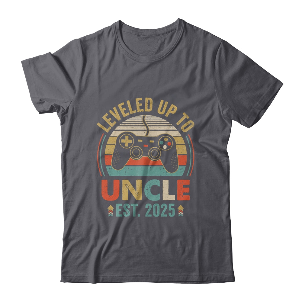 Leveled Up To Uncle 2025 Video Game Promoted To Uncle Shirt & Hoodie | teecentury