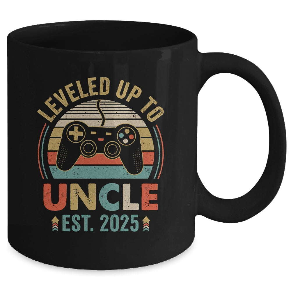 Leveled Up To Uncle 2025 Video Game Promoted To Uncle Mug | teecentury