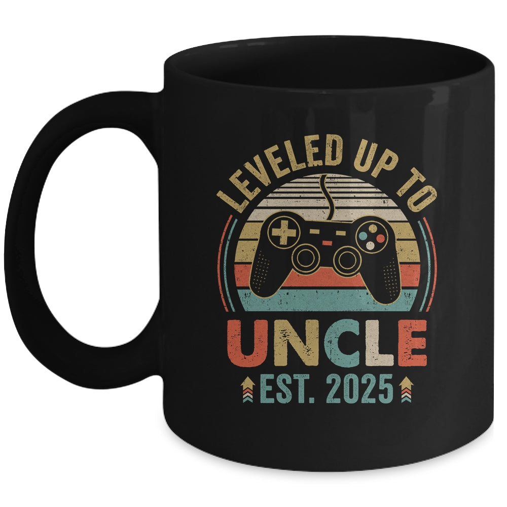 Leveled Up To Uncle 2025 Video Game Promoted To Uncle Mug | teecentury