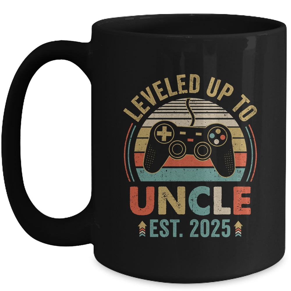 Leveled Up To Uncle 2025 Video Game Promoted To Uncle Mug | teecentury