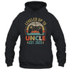 Leveled Up To Uncle 2025 Video Game Promoted To Uncle Shirt & Hoodie | teecentury