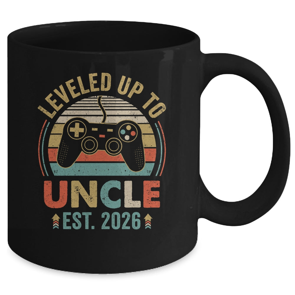 Leveled Up To Uncle 2026 Video Game Promoted To Uncle Mug | teecentury
