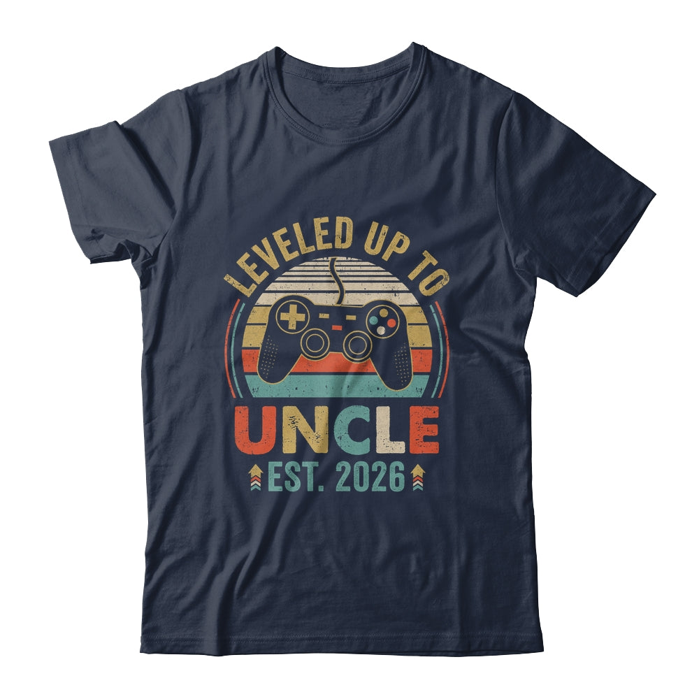 Leveled Up To Uncle 2026 Video Game Promoted To Uncle Shirt & Hoodie | teecentury