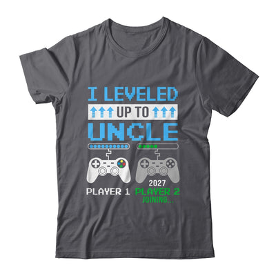Leveled Up To Uncle 2027 Funny Video Game Soon To Be Uncle Shirt & Hoodie | teecentury