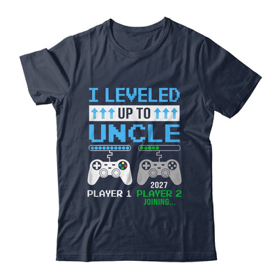 Leveled Up To Uncle 2027 Funny Video Game Soon To Be Uncle Shirt & Hoodie | teecentury
