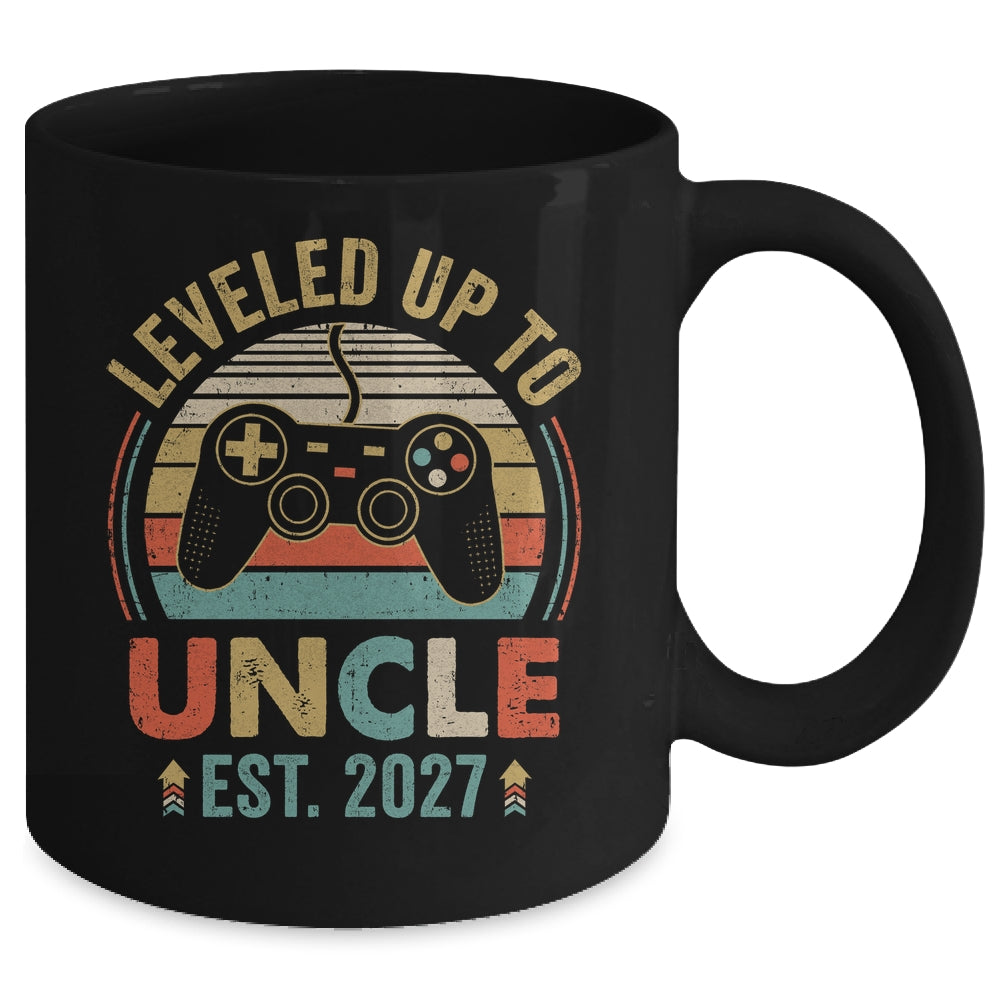 Leveled Up To Uncle 2027 Video Game Promoted To Uncle Mug | teecentury