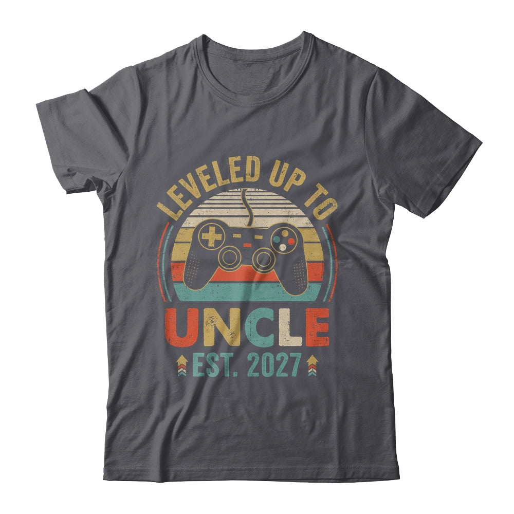 Leveled Up To Uncle 2027 Video Game Promoted To Uncle Shirt & Hoodie | teecentury