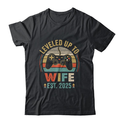 Leveled Up To Wife 2025 Video Game Funny Married Gamer Shirt & Tank Top | teecentury