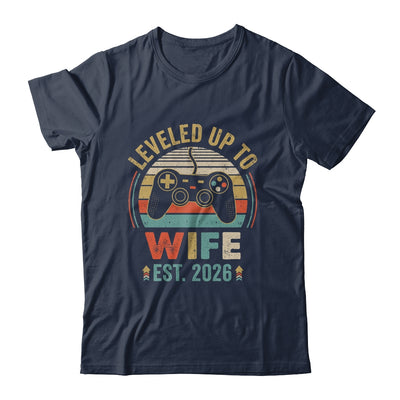 Leveled Up To Wife 2026 Video Game Funny Married Gamer Shirt & Hoodie | teecentury