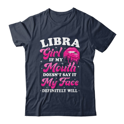 Libra Girl If My Mouth Astrology Birthday Zodiac Sign Shirt & Tank Top | teecentury