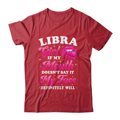 Libra Girl If My Mouth Astrology Birthday Zodiac Sign Shirt & Tank Top | teecentury