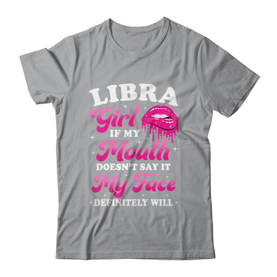 Libra Girl If My Mouth Astrology Birthday Zodiac Sign Shirt & Tank Top | teecentury