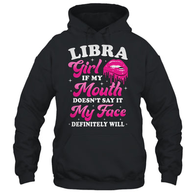 Libra Girl If My Mouth Astrology Birthday Zodiac Sign Shirt & Tank Top | teecentury