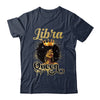 Libra Queen Birthday Afro Girls Black Zodiac Birthday Shirt & Tank Top | teecentury