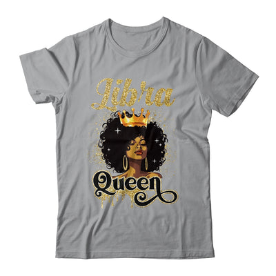 Libra Queen Birthday Afro Girls Black Zodiac Birthday Shirt & Tank Top | teecentury