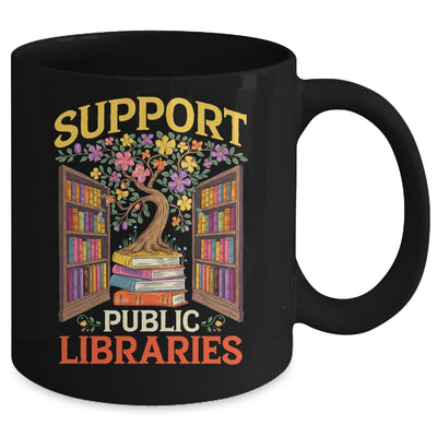 Librarian Support Public Libraries Library Book Lover Mug | teecentury