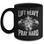 Lift Heavy Pray Hard Workout Christian Gym Men Women Mug | teecentury