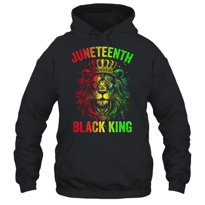 Lion Juneteenth Black King Melanin Father Dad Men Son Boys Shirt & Hoodie | teecentury