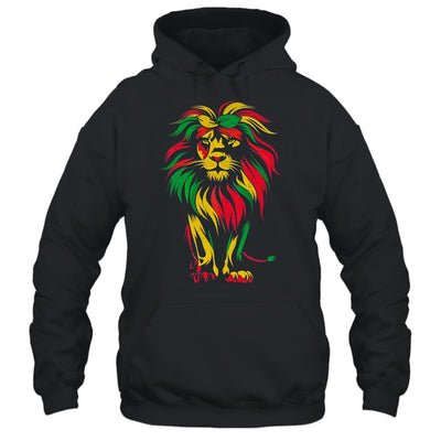 Lion Juneteenth Cool Black History African American Flag Shirt & Hoodie | teecentury