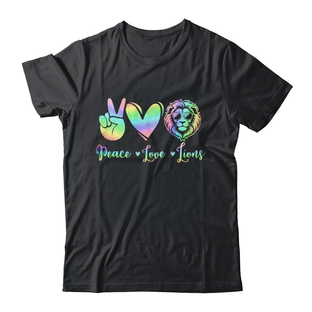 Lion Lover Back To School Peace Love Lions Women Kids Girls Shirt & Tank Top | teecentury