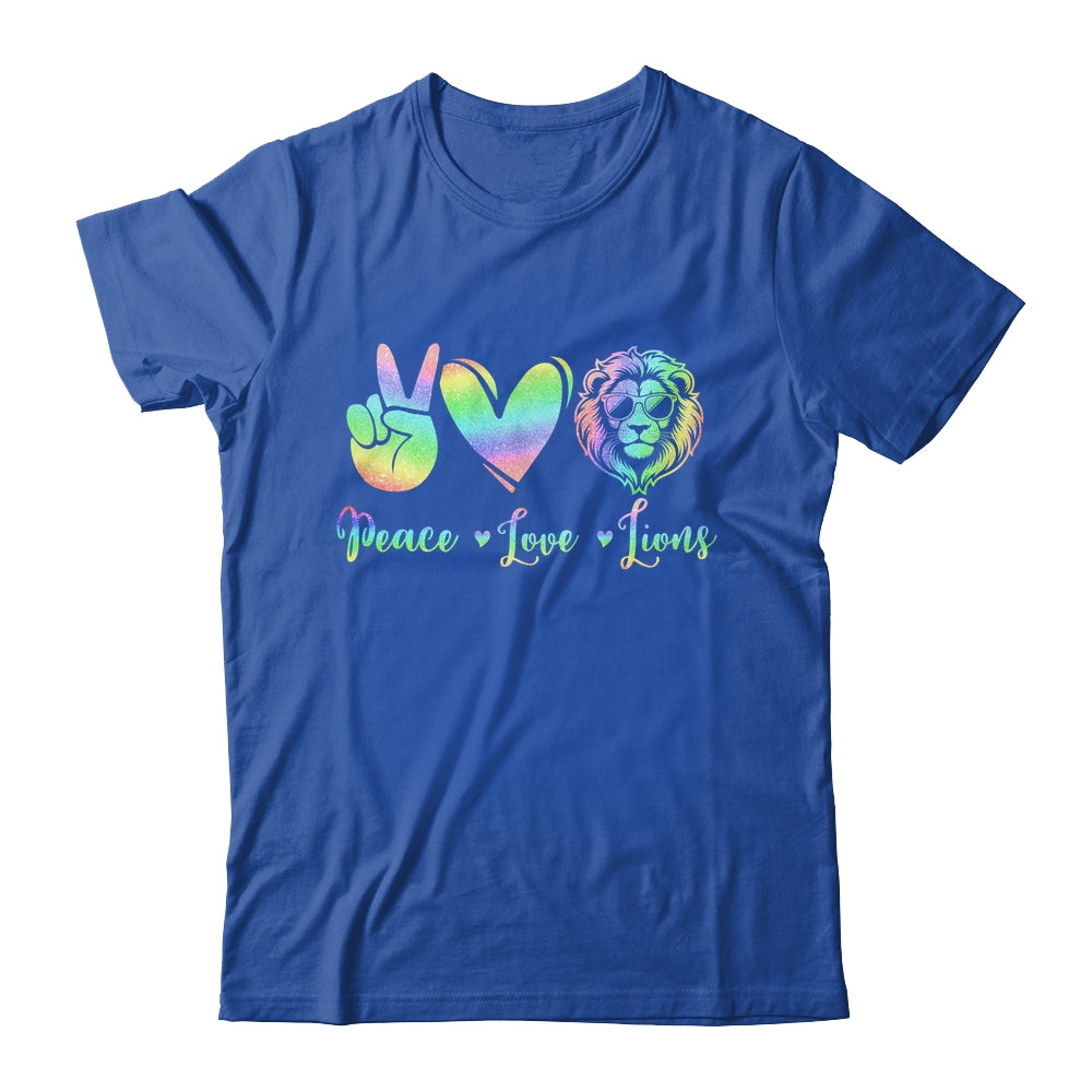 Lion Lover Back To School Peace Love Lions Women Kids Girls Shirt & Tank Top | teecentury