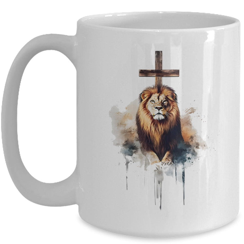 Lion Of Judah Christian Faith Jesus God Revelation Mug | teecentury