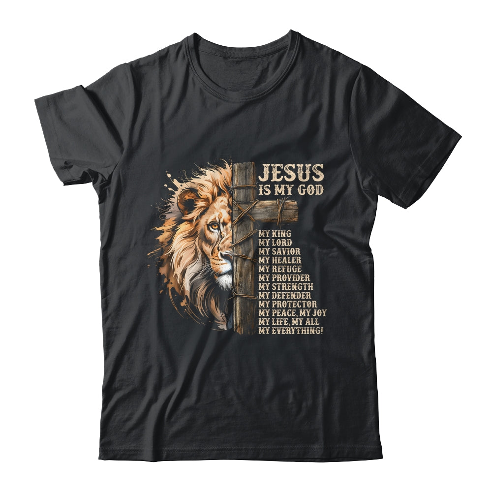 Lion Of Judah Faith In Christ Inspirational Christian Bible Shirt & Hoodie | teecentury