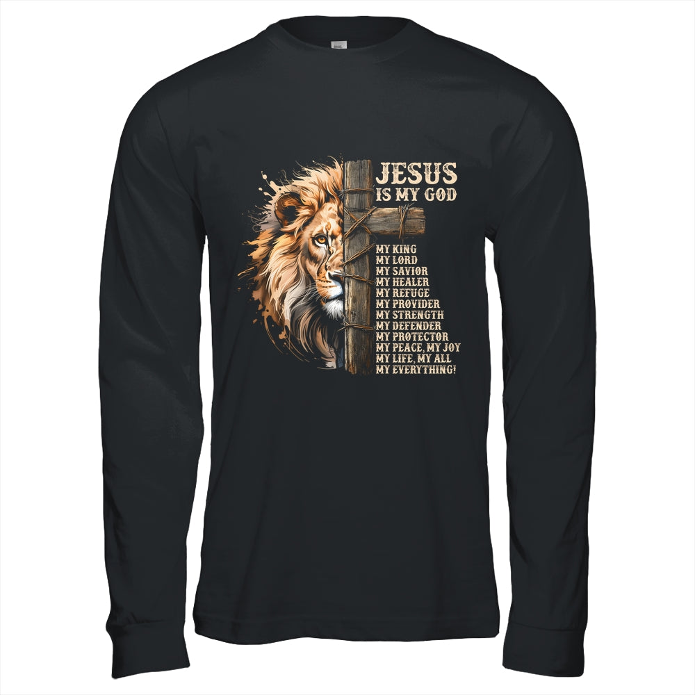 Lion Of Judah Faith In Christ Inspirational Christian Bible Shirt & Hoodie | teecentury