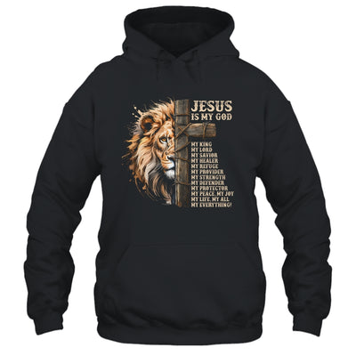 Lion Of Judah Faith In Christ Inspirational Christian Bible Shirt & Hoodie | teecentury