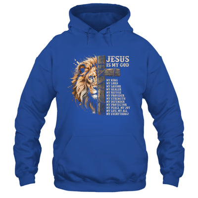 Lion Of Judah Faith In Christ Inspirational Christian Bible Shirt & Hoodie | teecentury