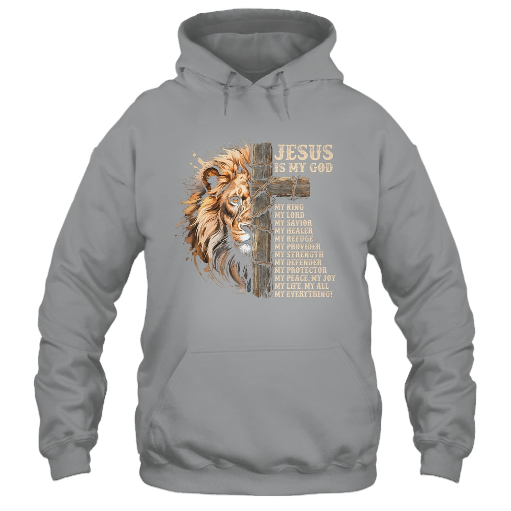 Lion Of Judah Faith In Christ Inspirational Christian Bible Shirt & Hoodie | teecentury