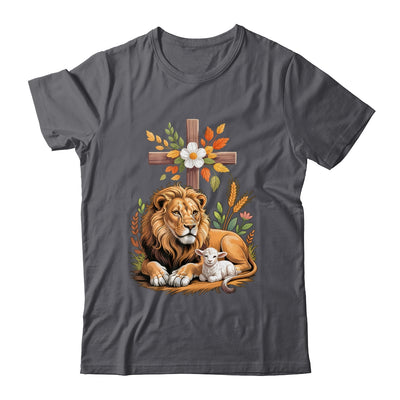 Lion Of Judah Lamb Of God Christian Cross Faith Women Men Shirt & Hoodie | teecentury