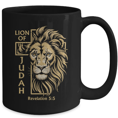 Lion Of Judah Revelation 5:5 Christian Men Faith Graphic Mug | teecentury