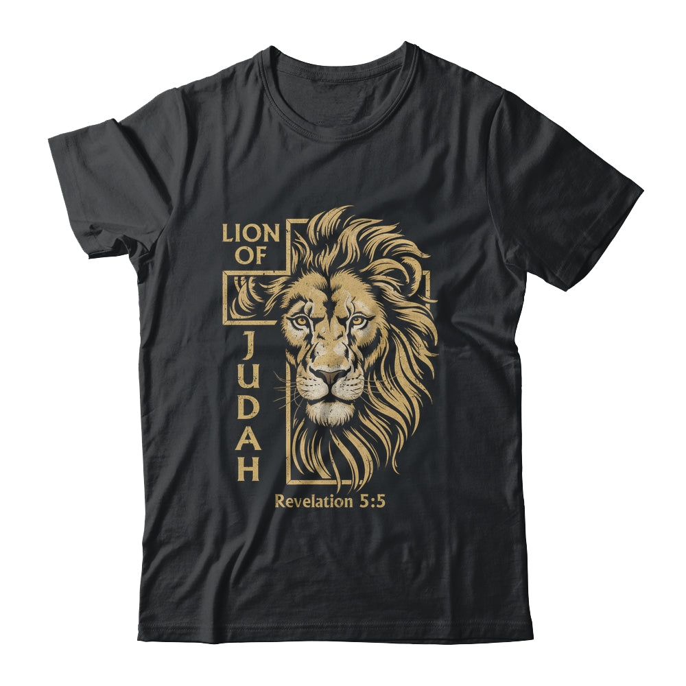 Lion Of Judah Revelation 5:5 Christian Men Faith Graphic Shirt & Hoodie | teecentury
