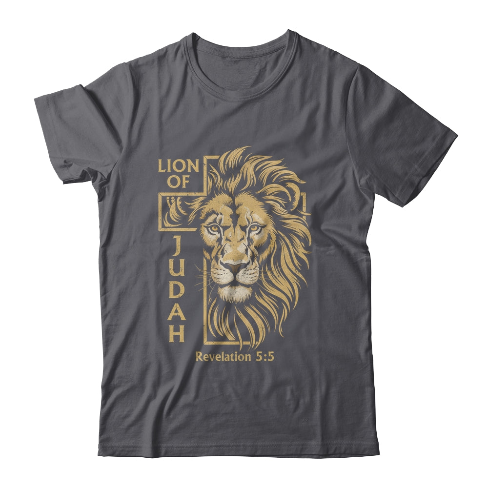 Lion Of Judah Revelation 5:5 Christian Men Faith Graphic Shirt & Hoodie | teecentury
