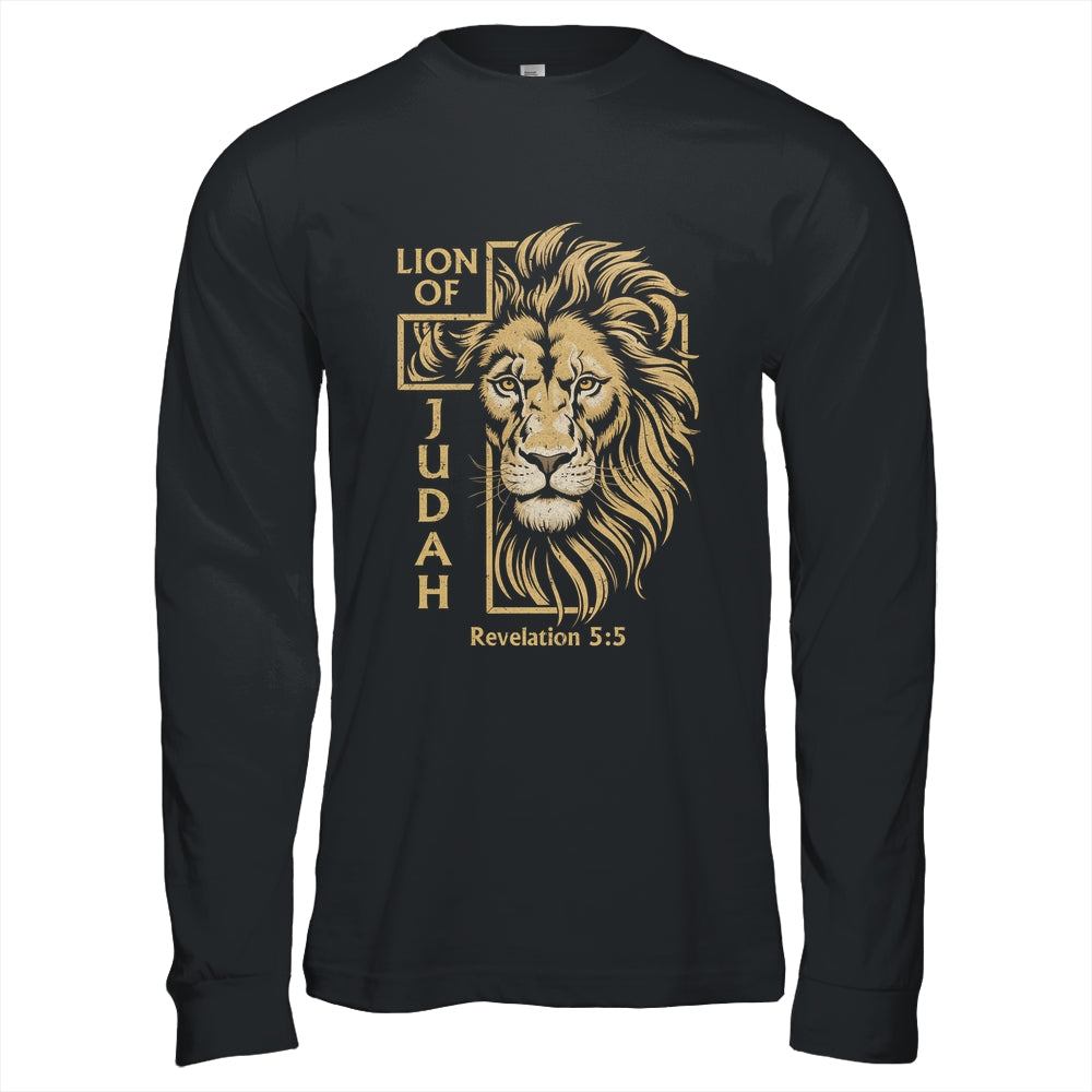 Lion Of Judah Revelation 5:5 Christian Men Faith Graphic Shirt & Hoodie | teecentury
